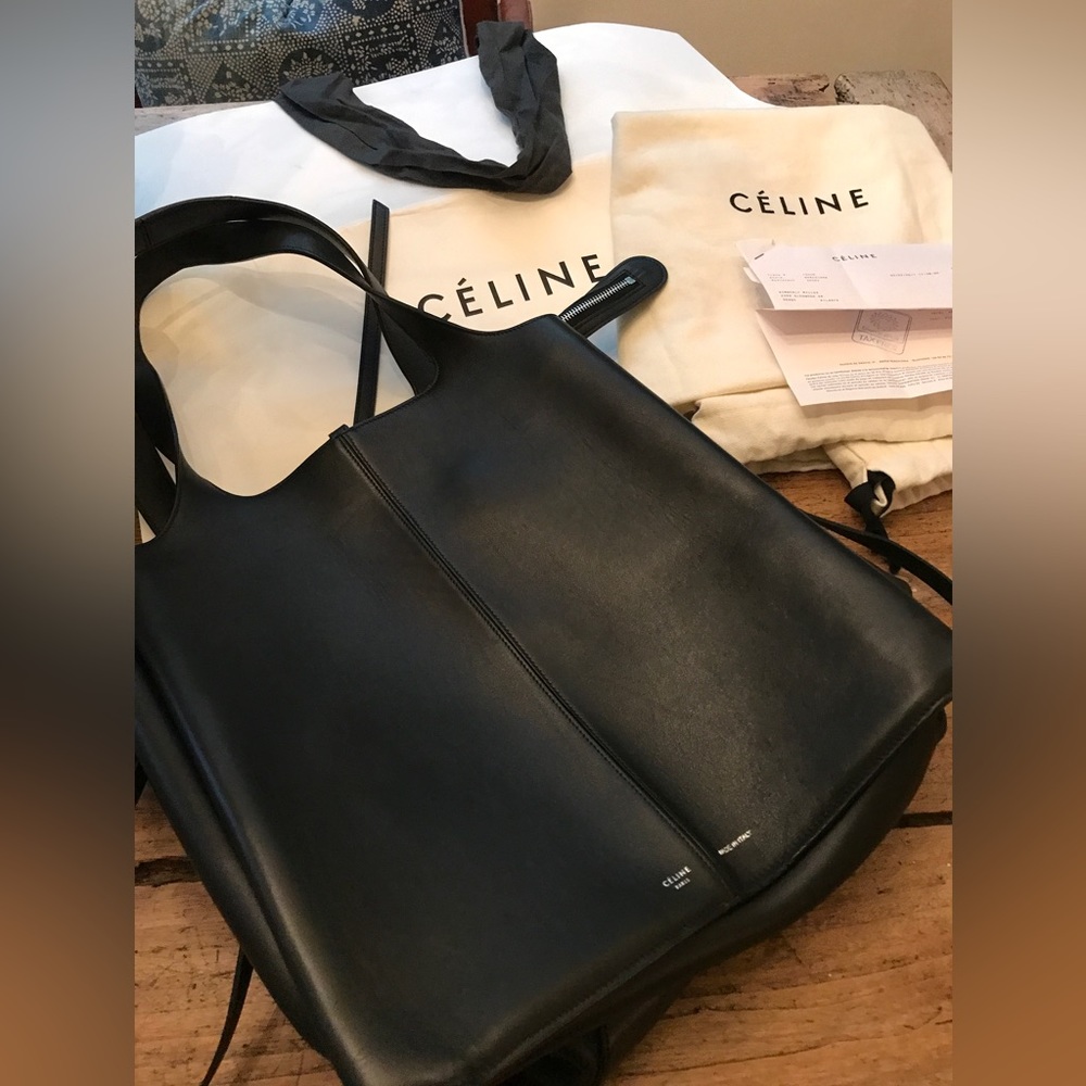 Celine Vertical Tri-fold Tote